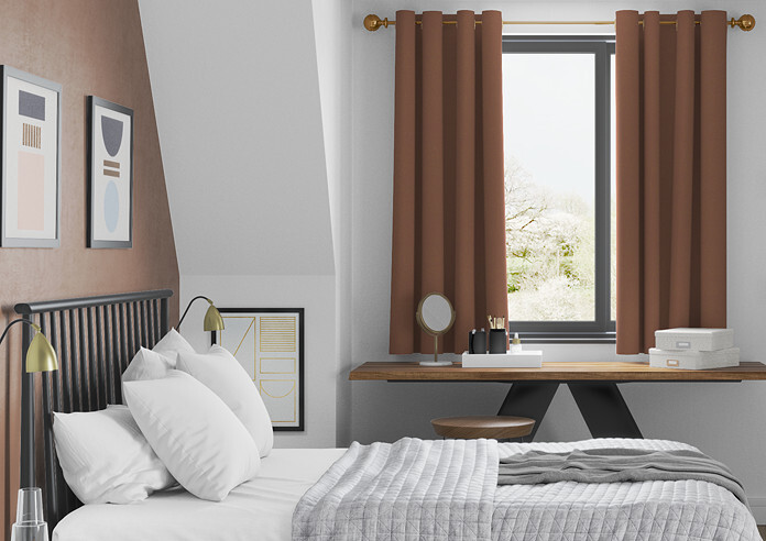 Faux Suede, Mocha - Made to Measure Curtains - Image 3